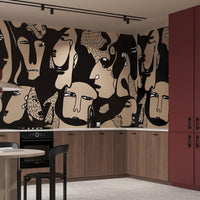 Faces – Tapeta w rolkach