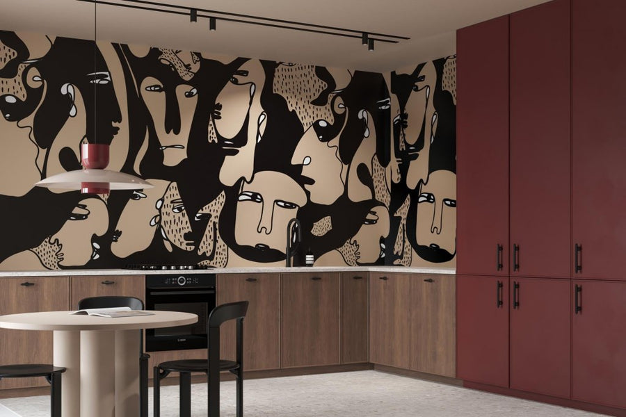 Faces – Tapeta w rolkach