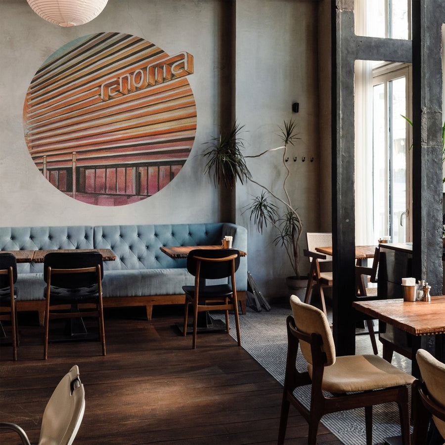 Mall – Tapeta Koło Standard