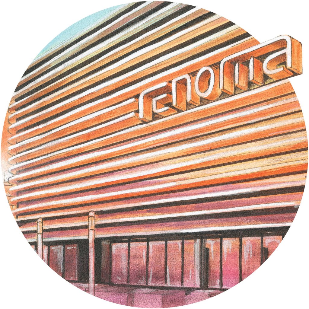 Mall – Tapeta Koło Standard