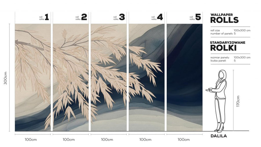 Dalila – Tapeta w rolkach
