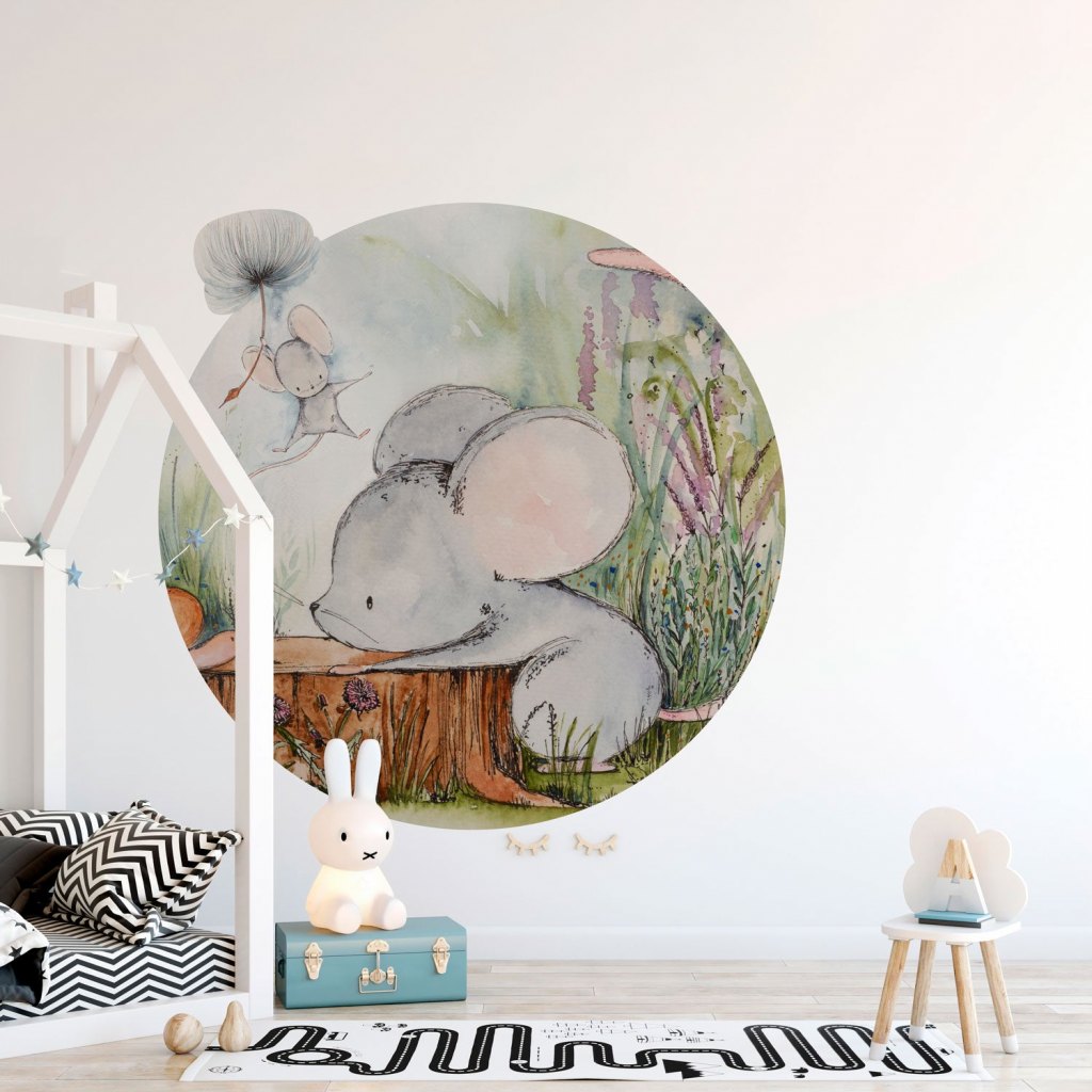 Mice Adventure – Tapeta Koło Standard