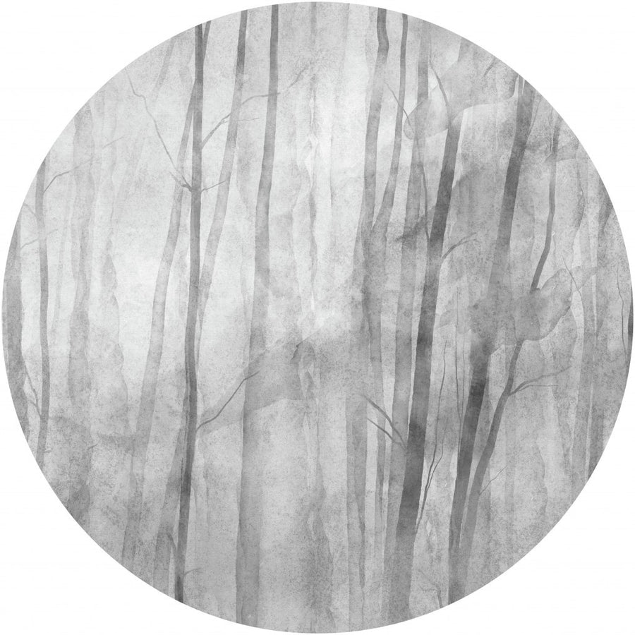 Mori Grey – Tapeta Koło Standard