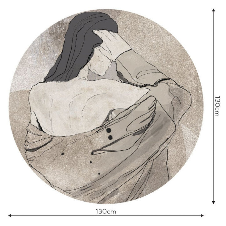 Nomen Femme – Tapeta Koło Standard