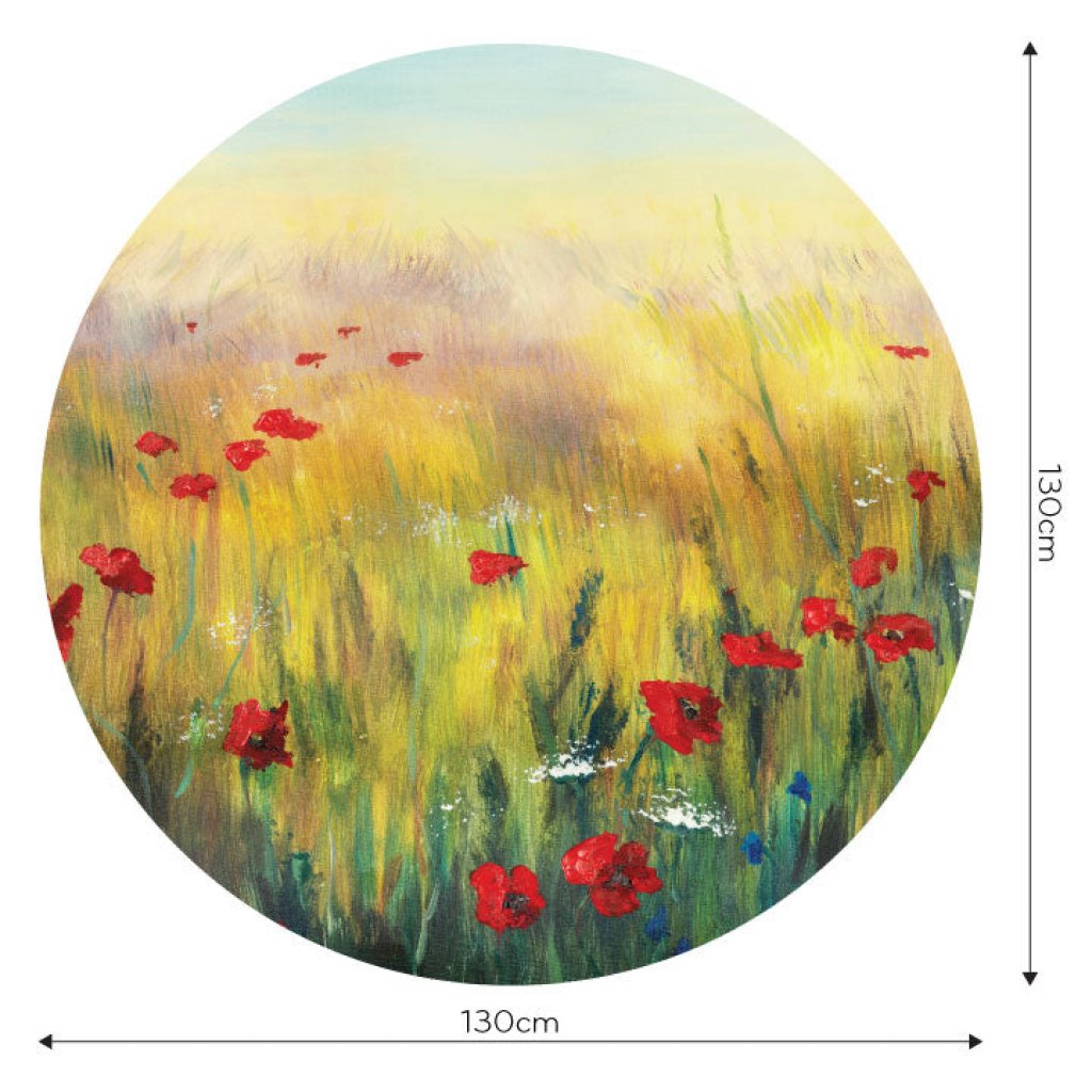 Poppy – Tapeta Koło Standard