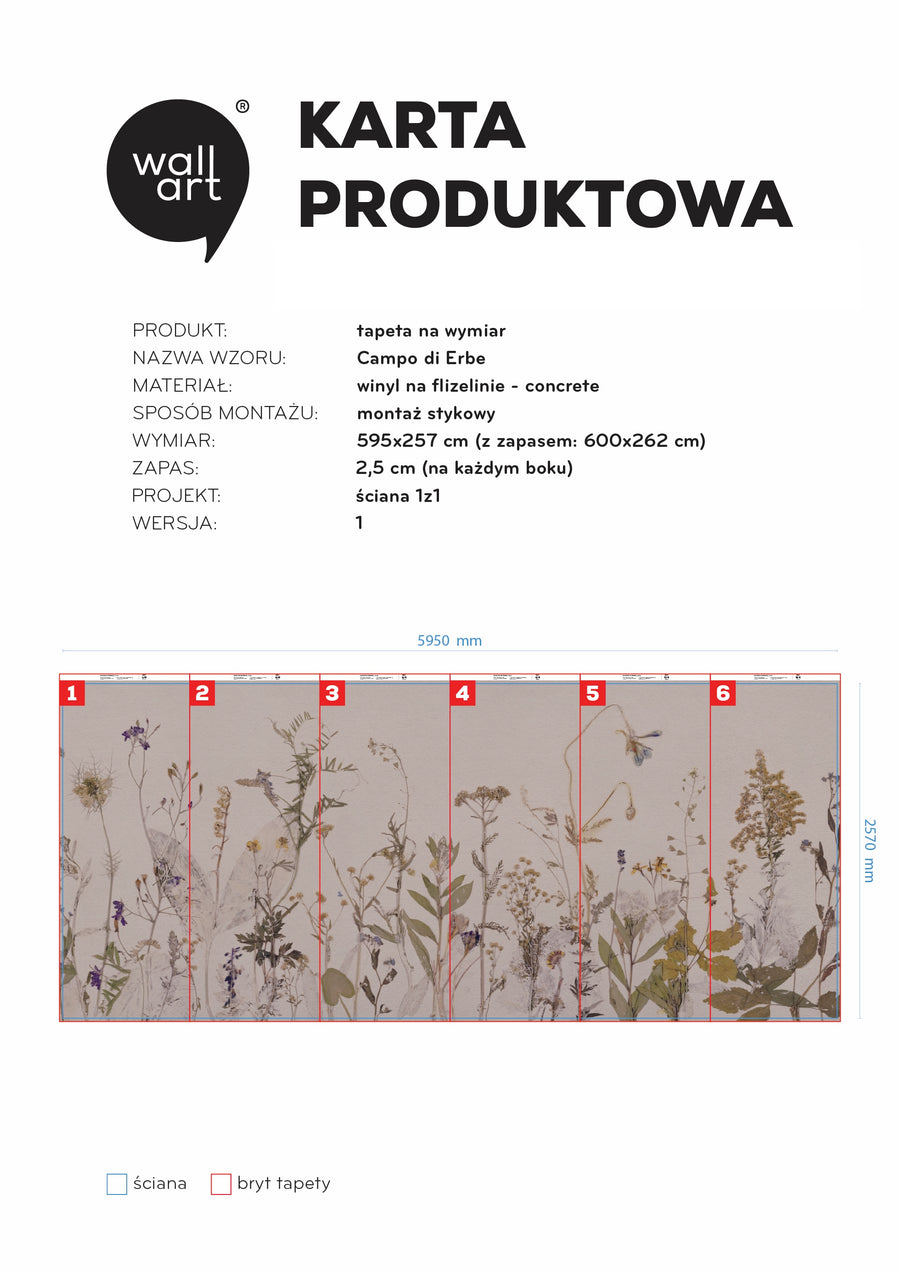 Campo di erbe concrete 595x257