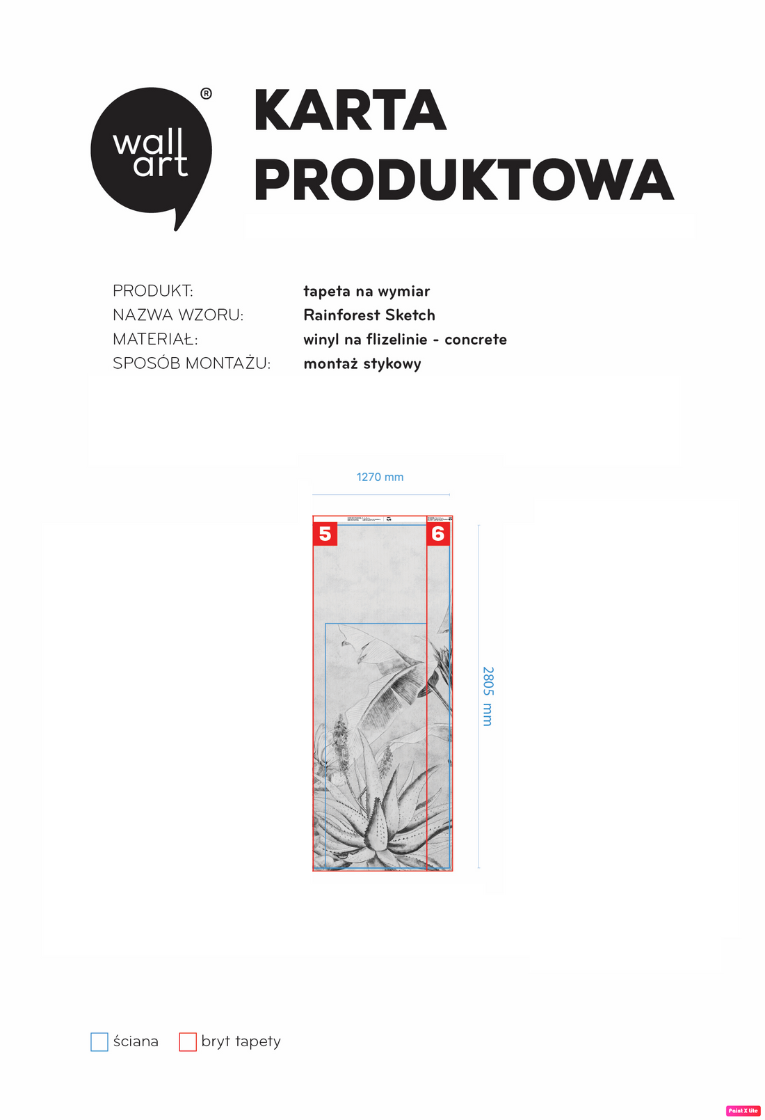 Rainforest Sketch concrete 127x280